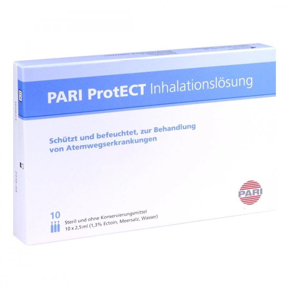Pari Protect InhalationslÃ¶sung mit Ectoin Ampullen