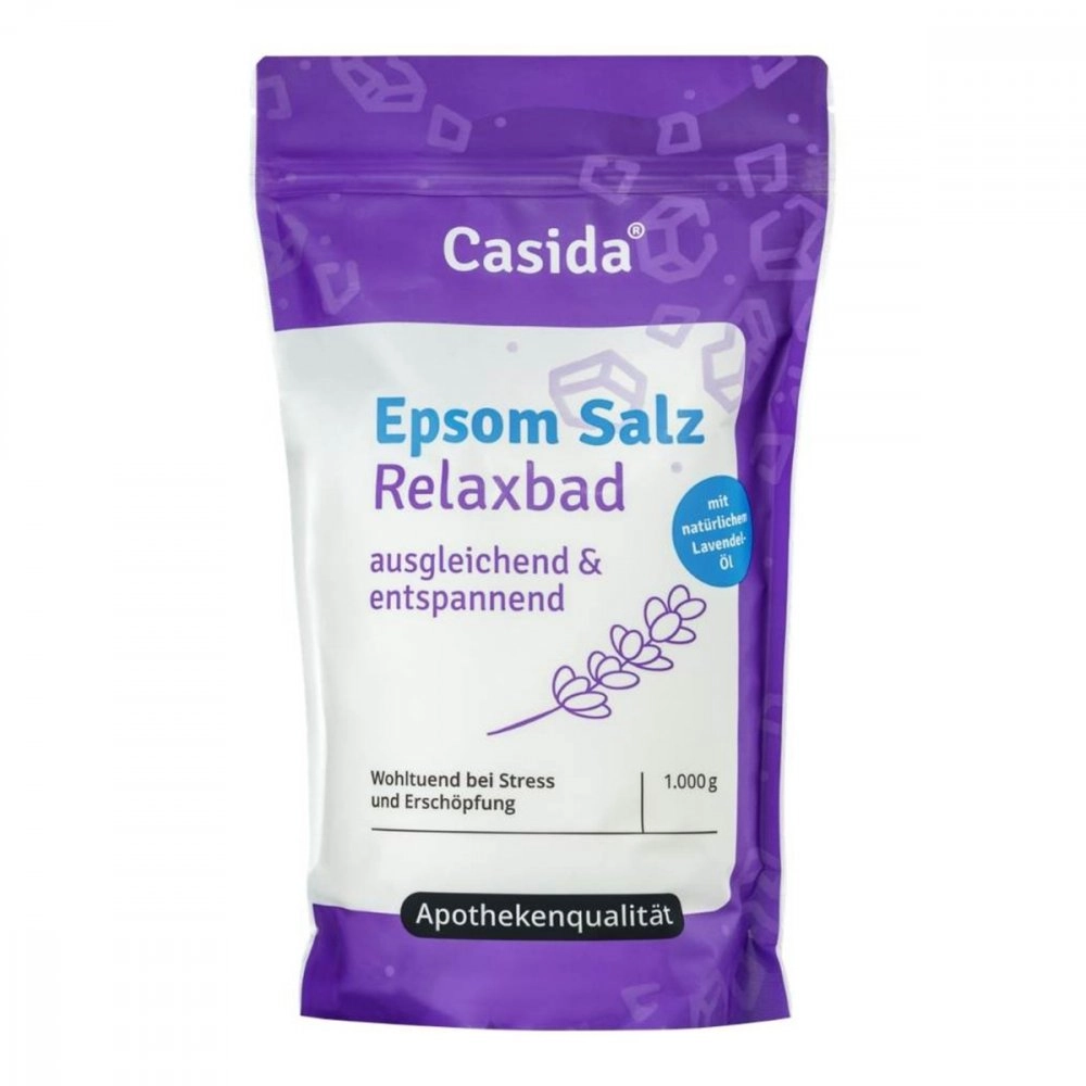 Epsom Salz Relaxbad mit Lavendel