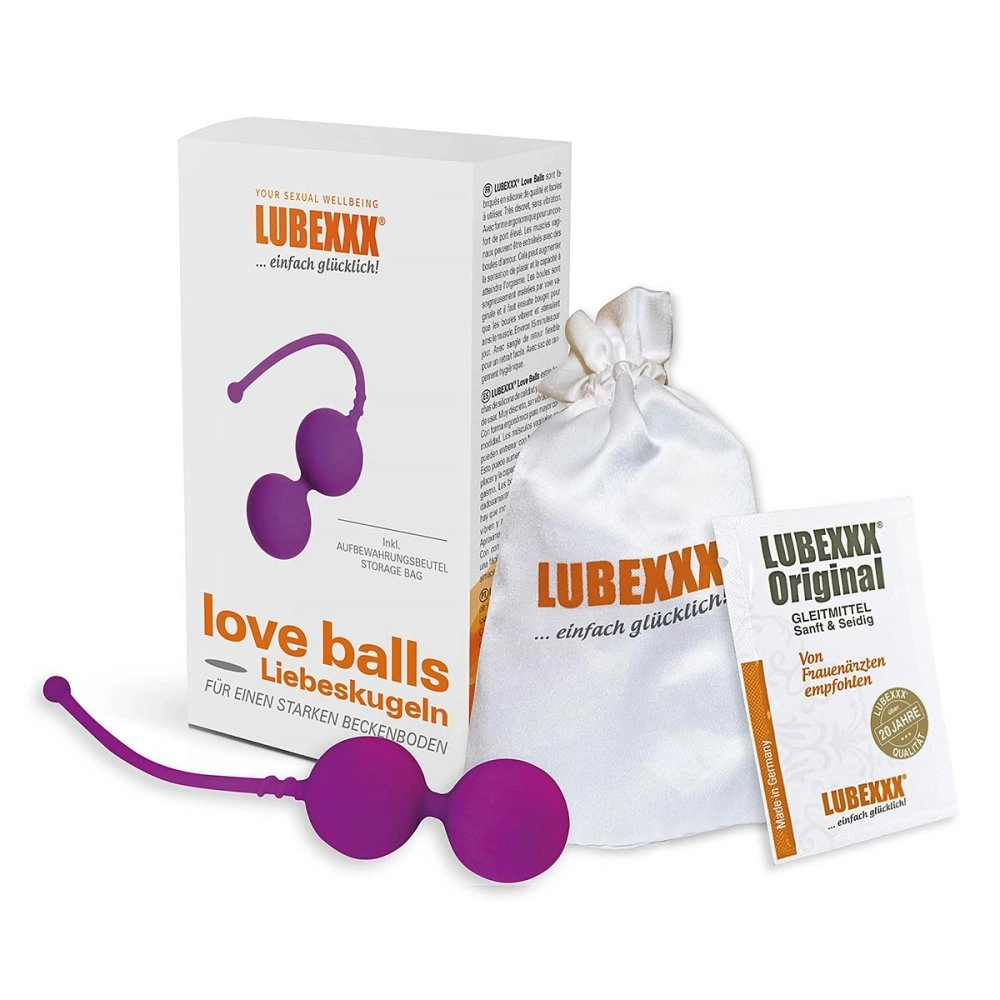 Lubexxx love balls Liebeskugeln fÃ¼r Beckenbodentraining lila