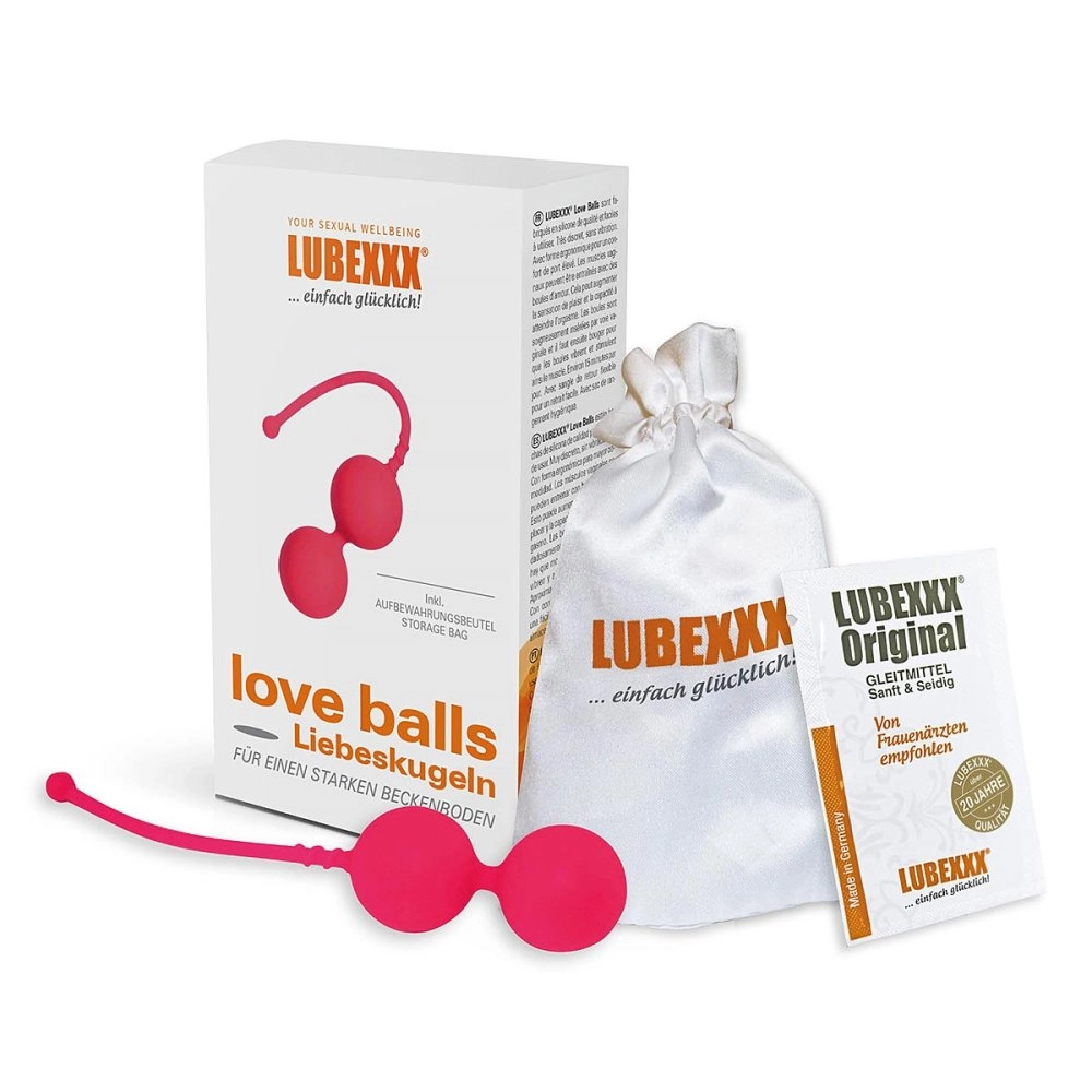 Lubexxx love balls Liebeskugeln fÃ¼r Beckenbodentraining pink