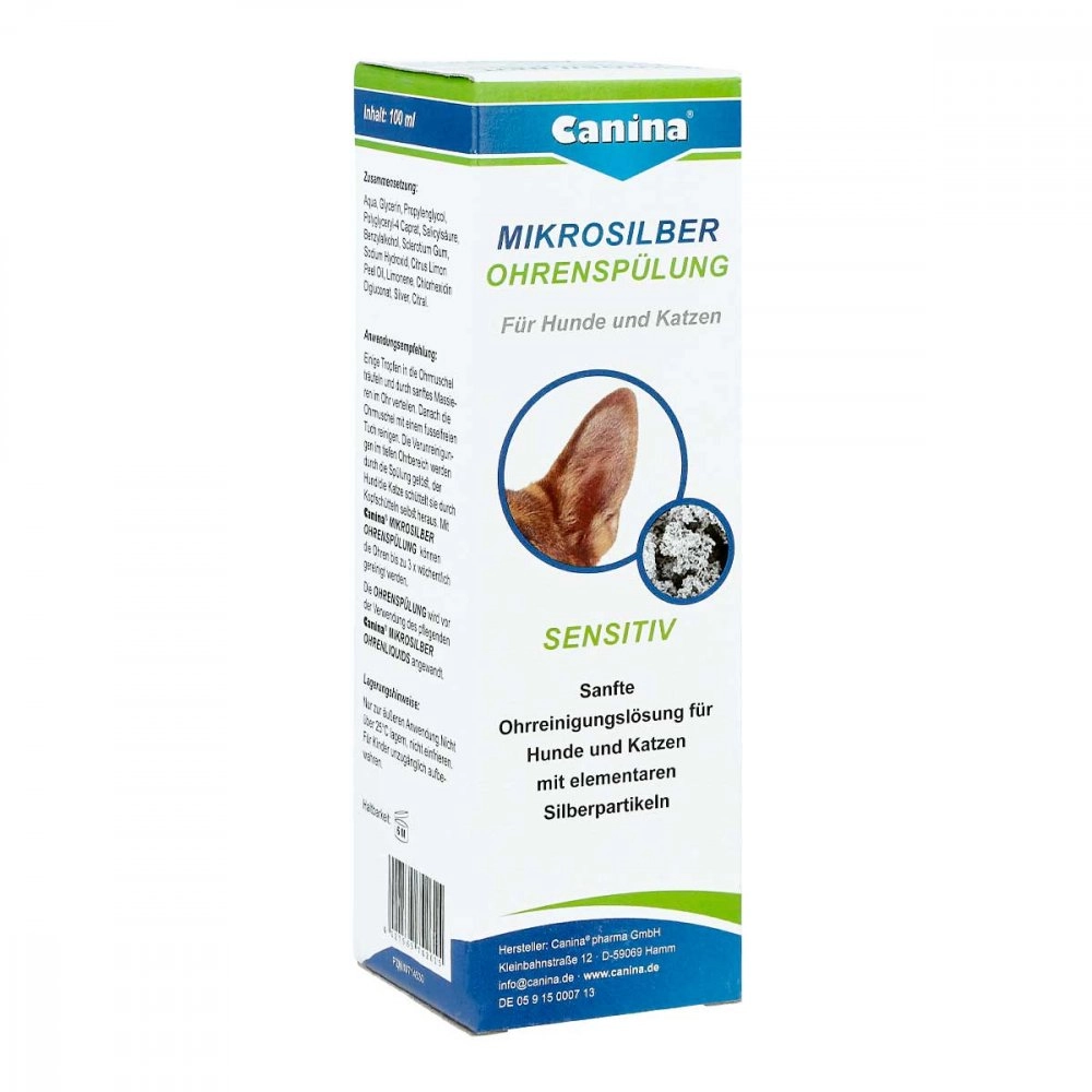 Mikrosilber OhrenspÃ¼lung veterinÃ¤r