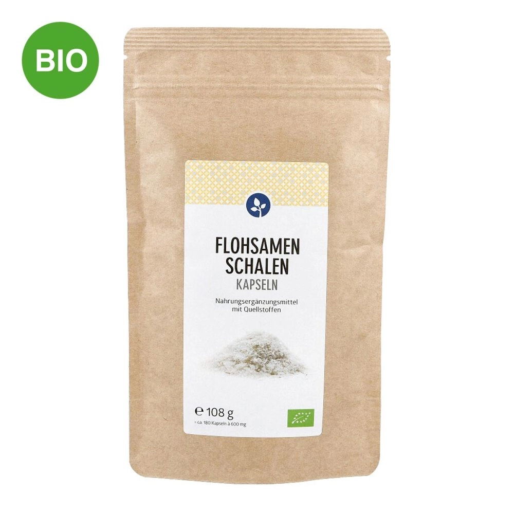 Aleavedis Flohsamenschalen 500 mg Bio Kapseln