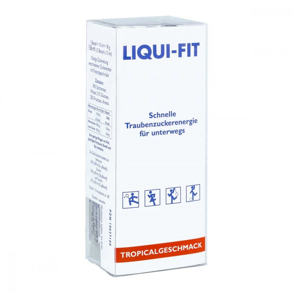 Liqui Fit flÃ¼ssige ZuckerlÃ¶sung Tropical Beutel