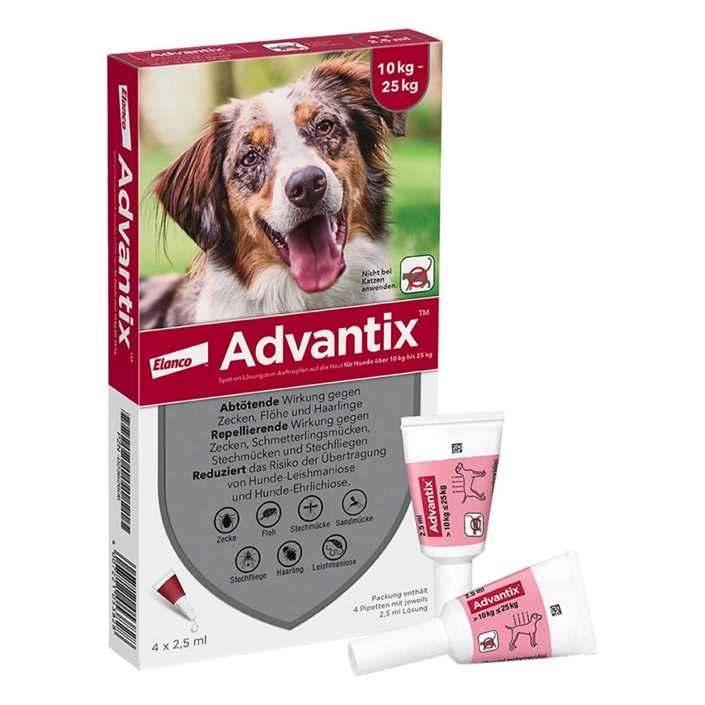 Advantix Spot-On fÃ¼r Hunde 10 bis 25 kg