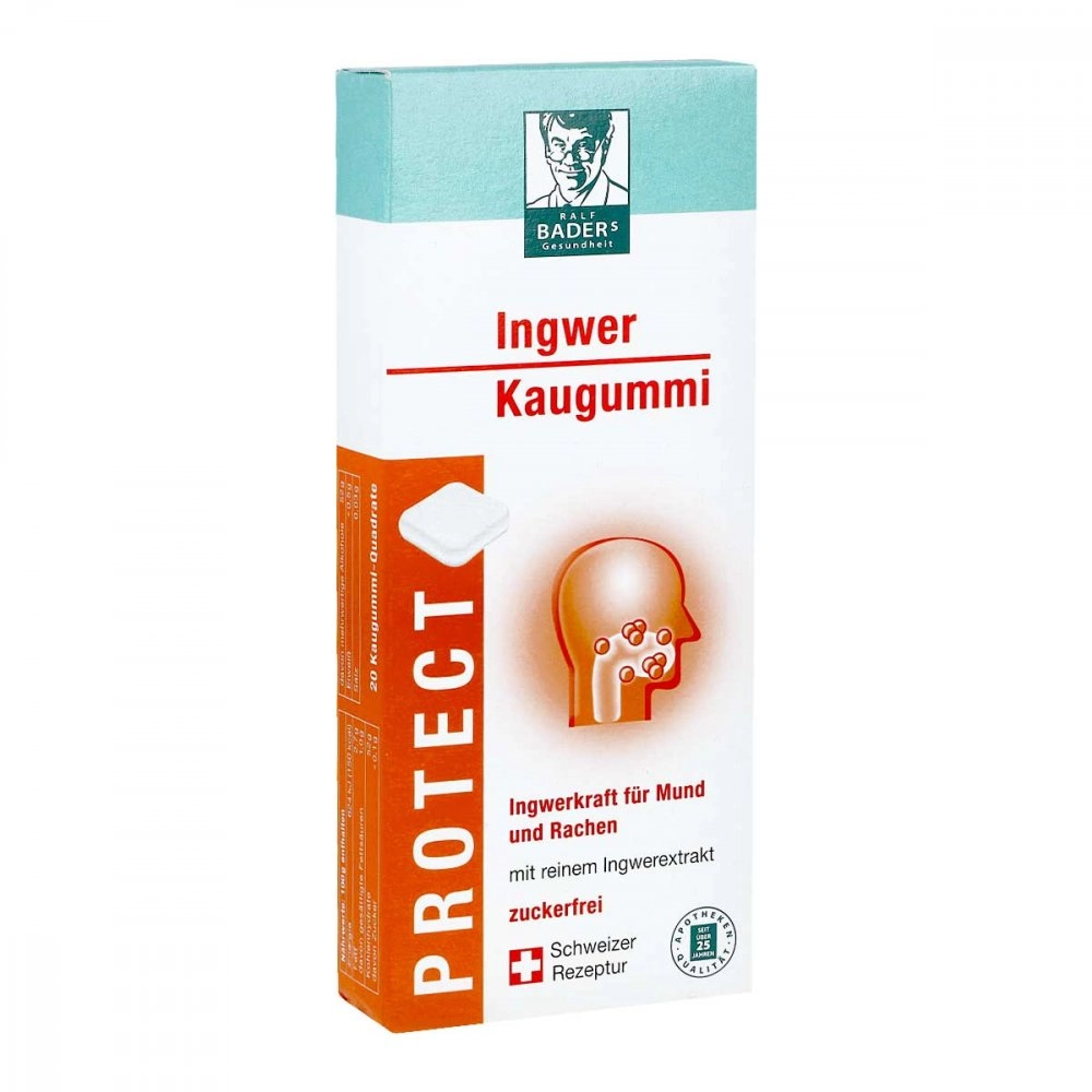 Baders Protect Gum Ingwer