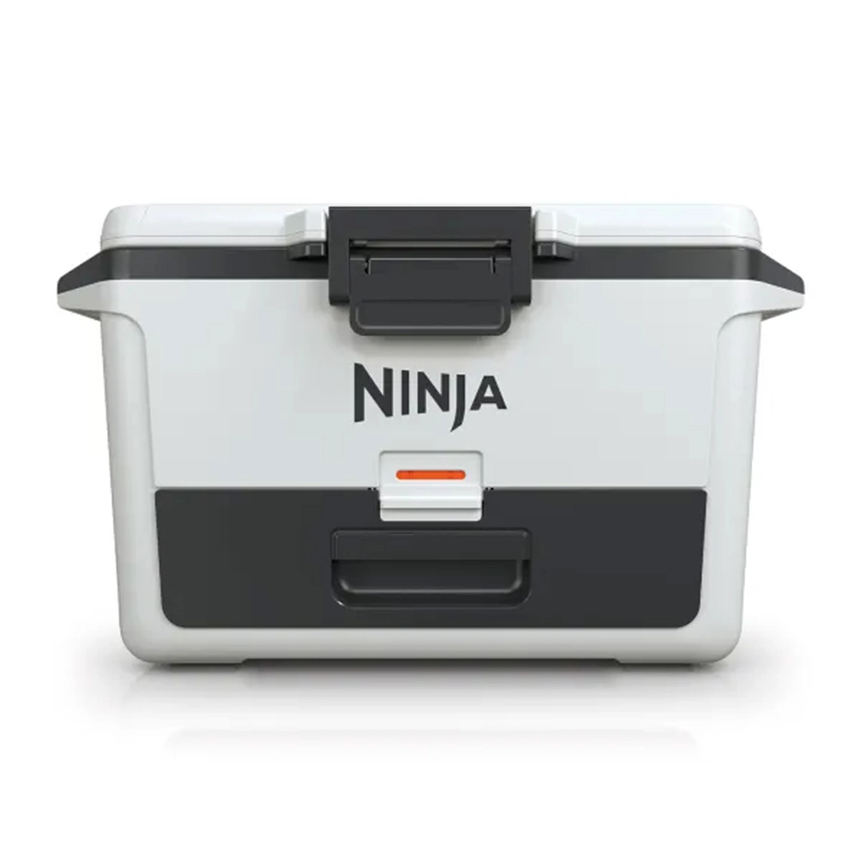 Ninja FrostVault weiß| Kühlbox | 47 L Kapazität | FrostVault-Technologie | Trockenzone | bis zu 80 Dosen | Schubladenriegel | Robust & leicht | Sitzgelegenheit