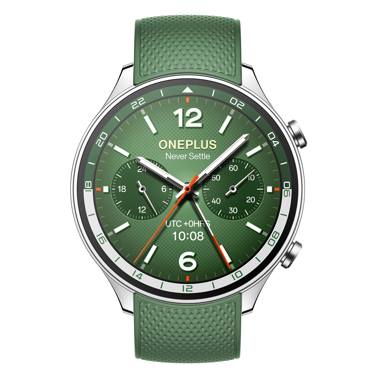 OnePlus Watch 2R grün | Smartwatch | AMOLED Bildschirm | Herzfrequenzsensor | Über 100 Sportmodi | Google Wallet