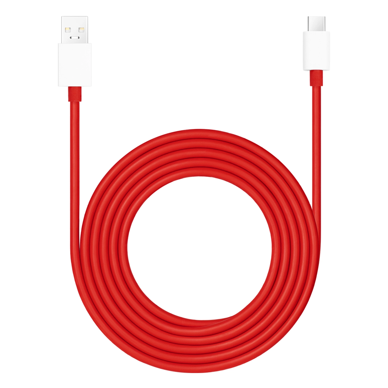 OnePlus USB-A to Type-C Cable rot | Ladekabel | 1.5 m | 10 A | Datenübertragung bis zu 480 Mbps | bis zu 80 Watt Ladeleistung