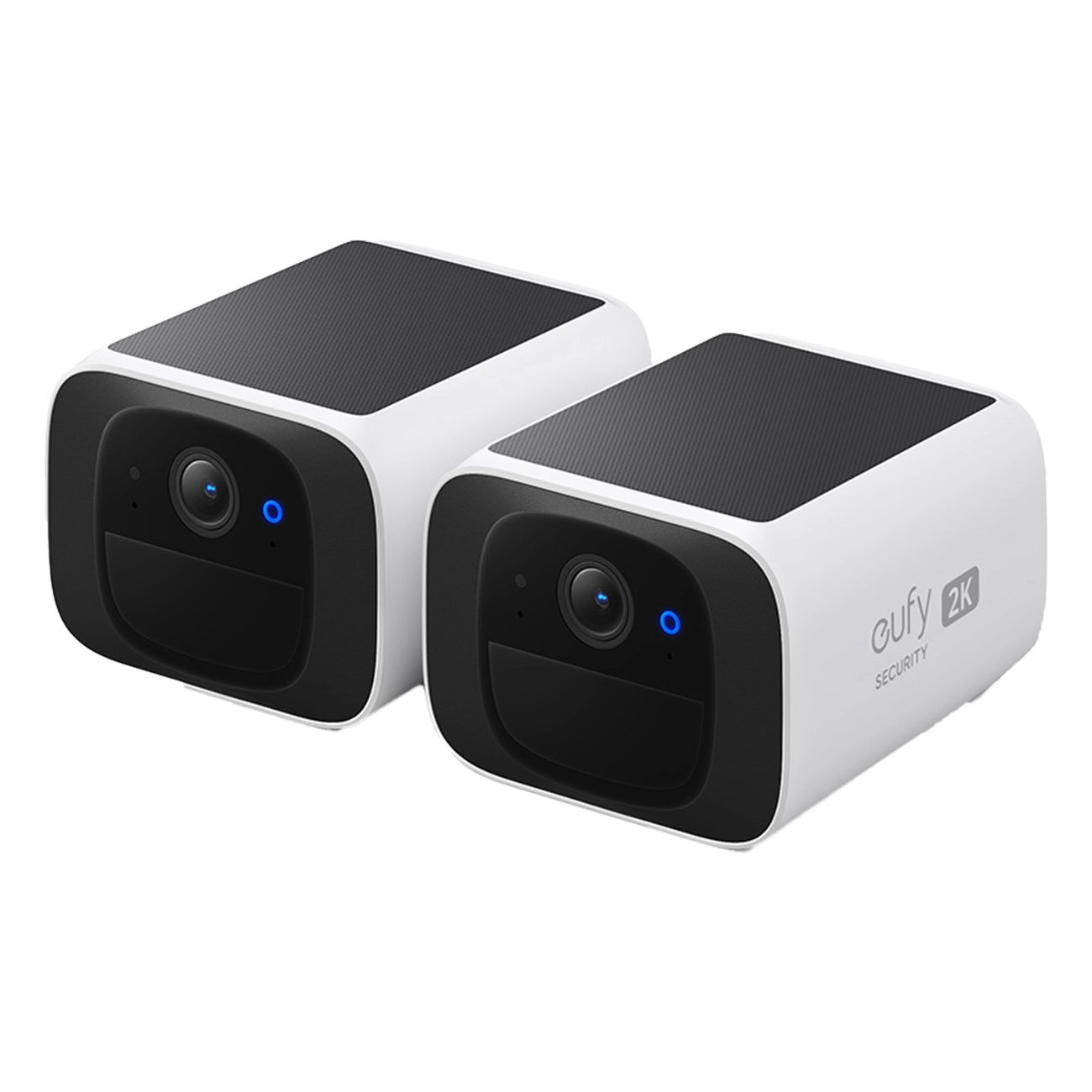 Eufy SoloCam S220 (2 pack) weiß | Überwachungskamera-Set | IP67 | Solarbetrieb | Personenerkennung | 2K-Auflösung | Infrarot-Nachtsicht | ohne Abo