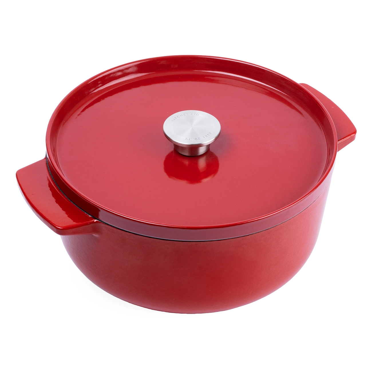 KitchenAid CC006060-001 rot | Bräter | Hoher Benutzungskomfort | Leicht zu reinigen | Geeignet für alle Herdarten | Bis zu 260° backofengeeignet