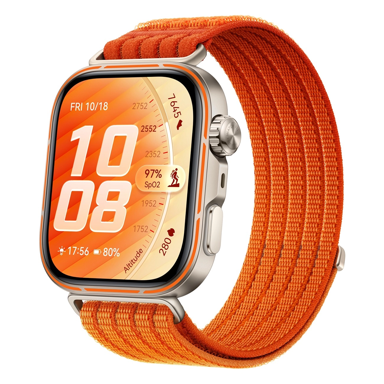 Huawei Watch Fit 5 Pro orange | Smartwatch | FullView LTPO-Display | NFC-Zahlung | optimierties Sporterlebnis | präzises Schlaftracking | EKG und HRV