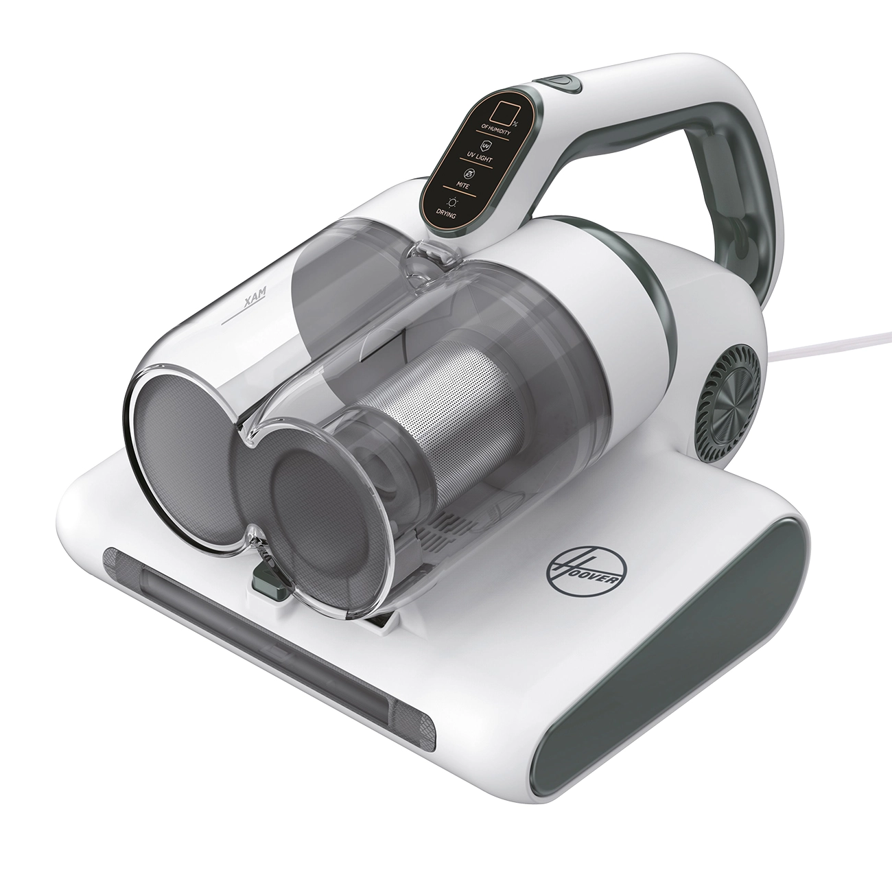 Aussteller Hoover HMC510UV 011 weiß | Matratzensauger | 4-in-1 Funktion | Motorisierte Bürstwalze | Hybrid-Walze | LED-Display | Staubsensor | 0.6 L | 5 m Kabel