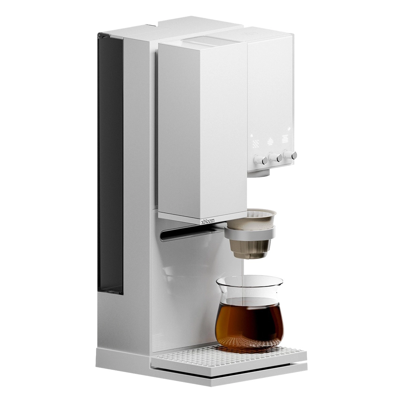 xBloom Studio weiß | Kaffeemaschine | smarte Kaffeezubereitung | Premium-Kegelmahlwerk | schlankes modernes Design | minimalistische Kücheneinrichtung