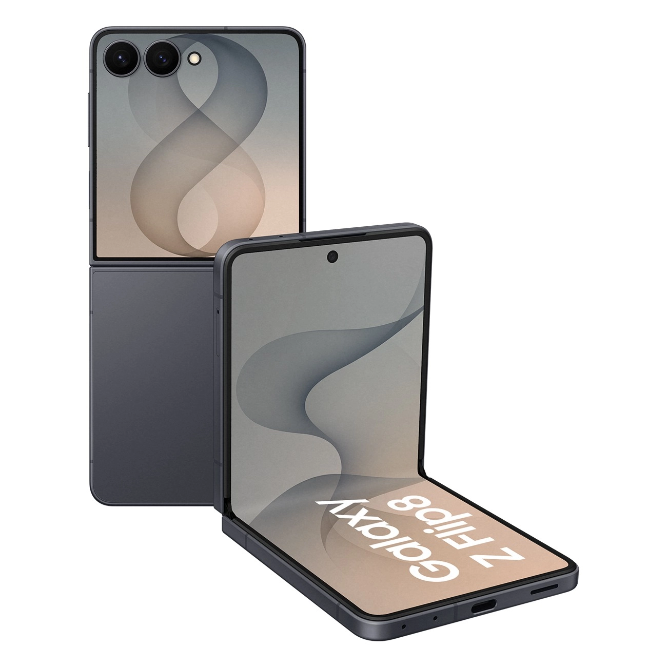 Samsung Galaxy Z Flip8 graphite | Smartphone | faltbares Design | 256GB | 5G | Dynamic AMOLED 2x Display | Galaxy AI