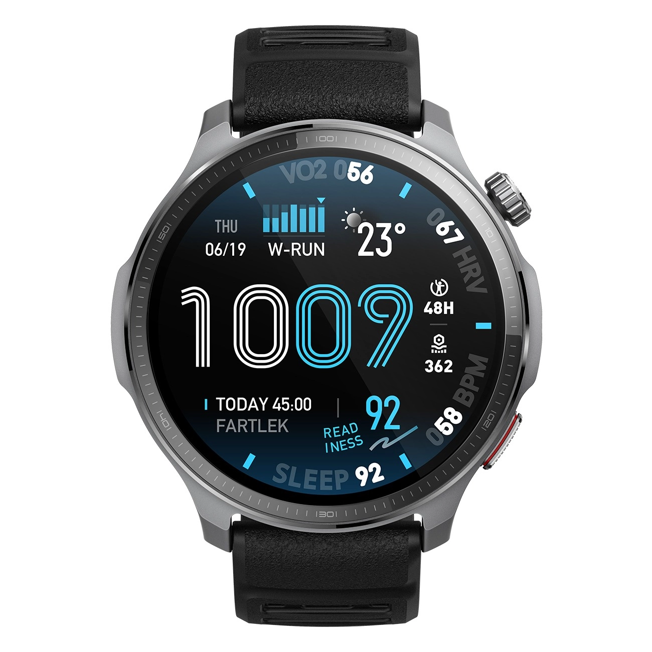 Amazfit Balance 2XT 47mm schwarz | Smartwatch | 1.5 Zoll AMOLED | GPS | Akkulaufzeit bis 21 Tage (33 h im GPS-Modus) | NFC-Zahlung | 5 ATM wasserdicht