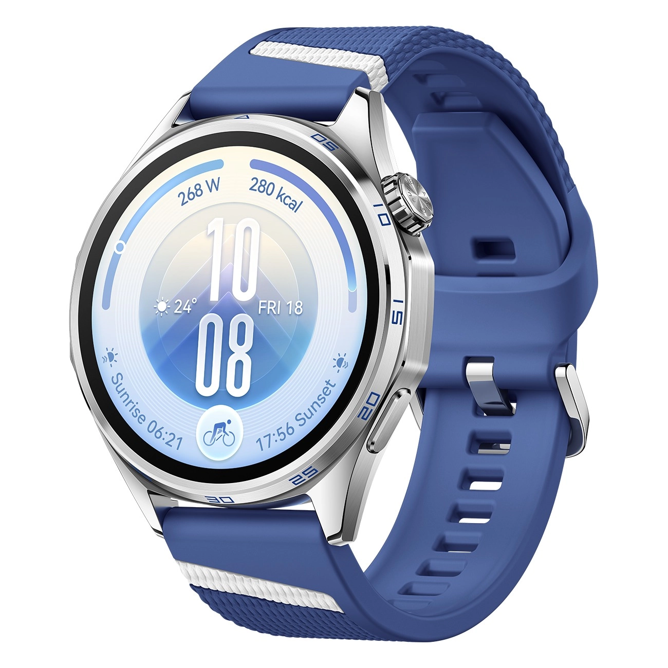Huawei Watch GT 7 46mm blau | Smartwatch | Umfassende Ski- & Fahrrad-Features | EasyCross-Armband | Gesundheitsmonitoring | bis zu 21 Tage Akkulaufzeit