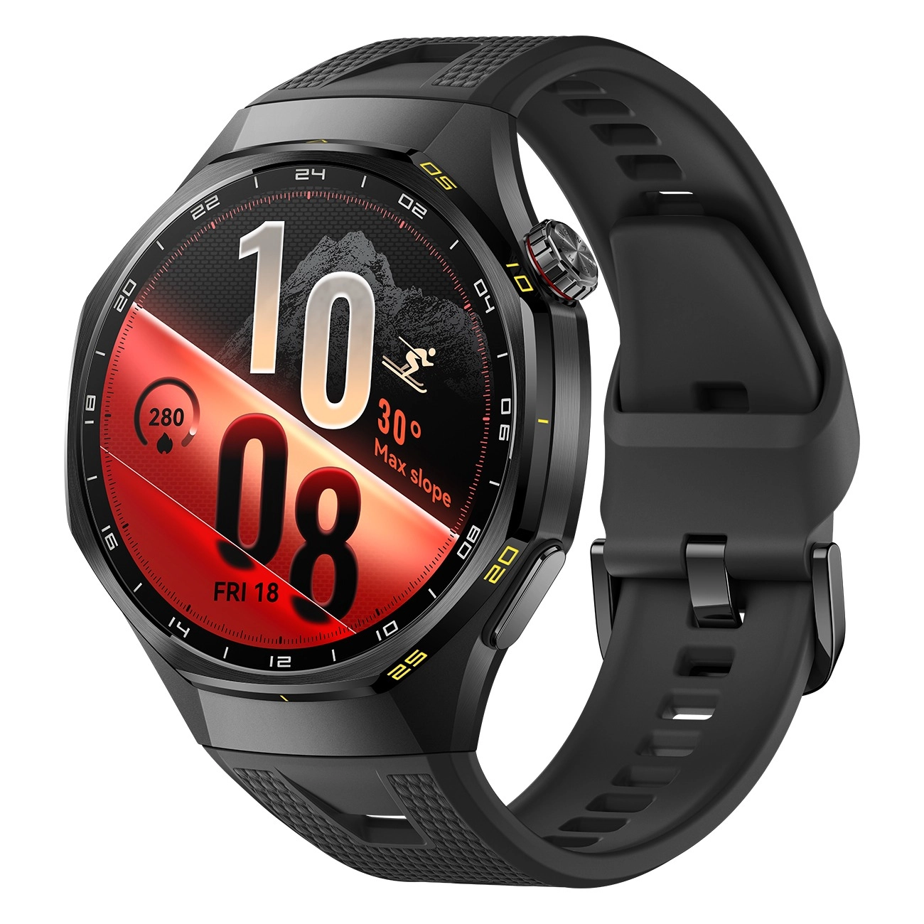 Huawei Watch GT 7 Pro schwarz | Smartwatch | Titanlegierung & Saphirglas | umfassende Ski- & Fahrrad-Features | Gesundheitsmonitoring für bis zu 21 Tage