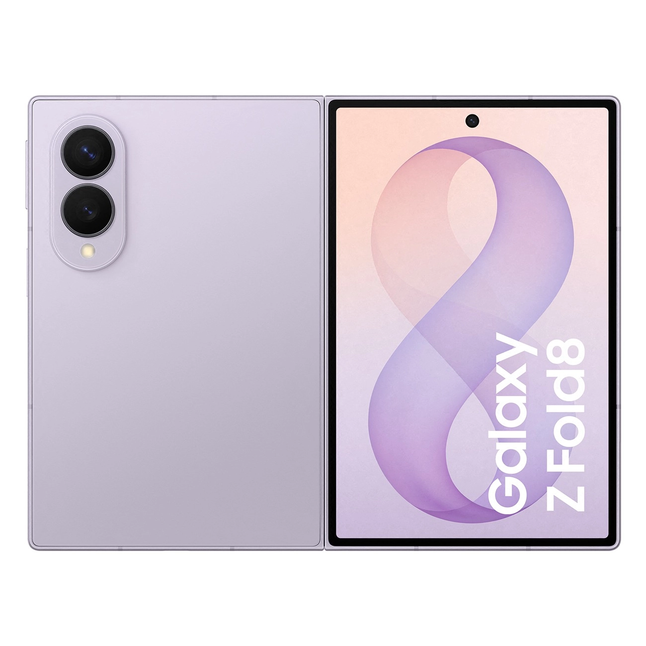 Aussteller Samsung Galaxy Z Fold8 lavendel | Smartphone | 7.6 Zoll Dynamic AMOLED 2x | 2 Frontkameras | Wasserbeständig | 26 Std. Wiedergabe | faltbar | Google Gemini