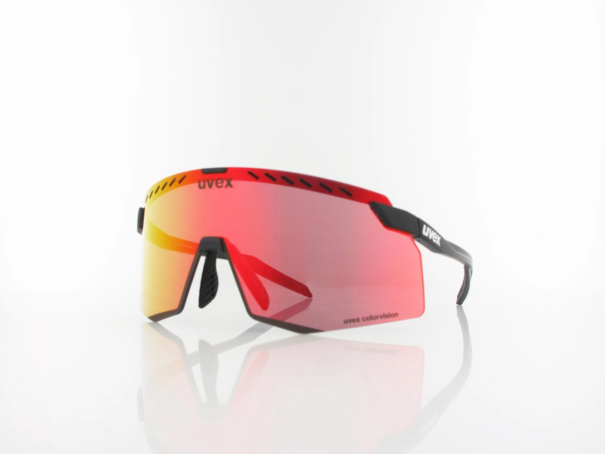UVEX pace stage CV S533052 2287 145 black matt / colorvision mirror red