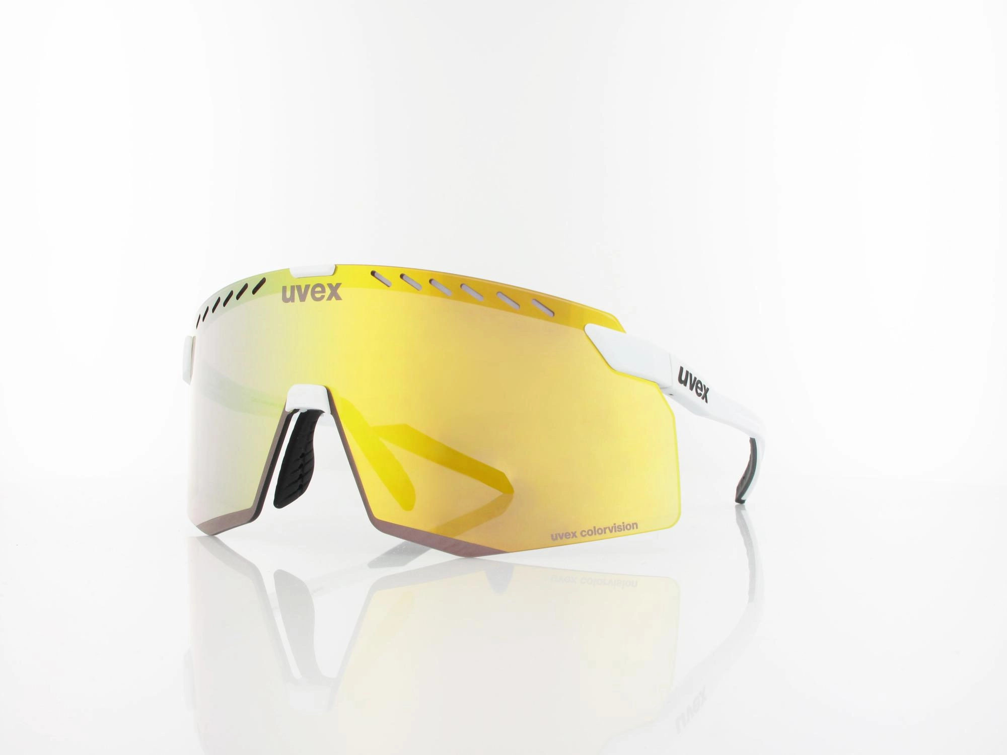 UVEX pace stage CV S533052 8882 145 white matt / colorvision mirror yellow