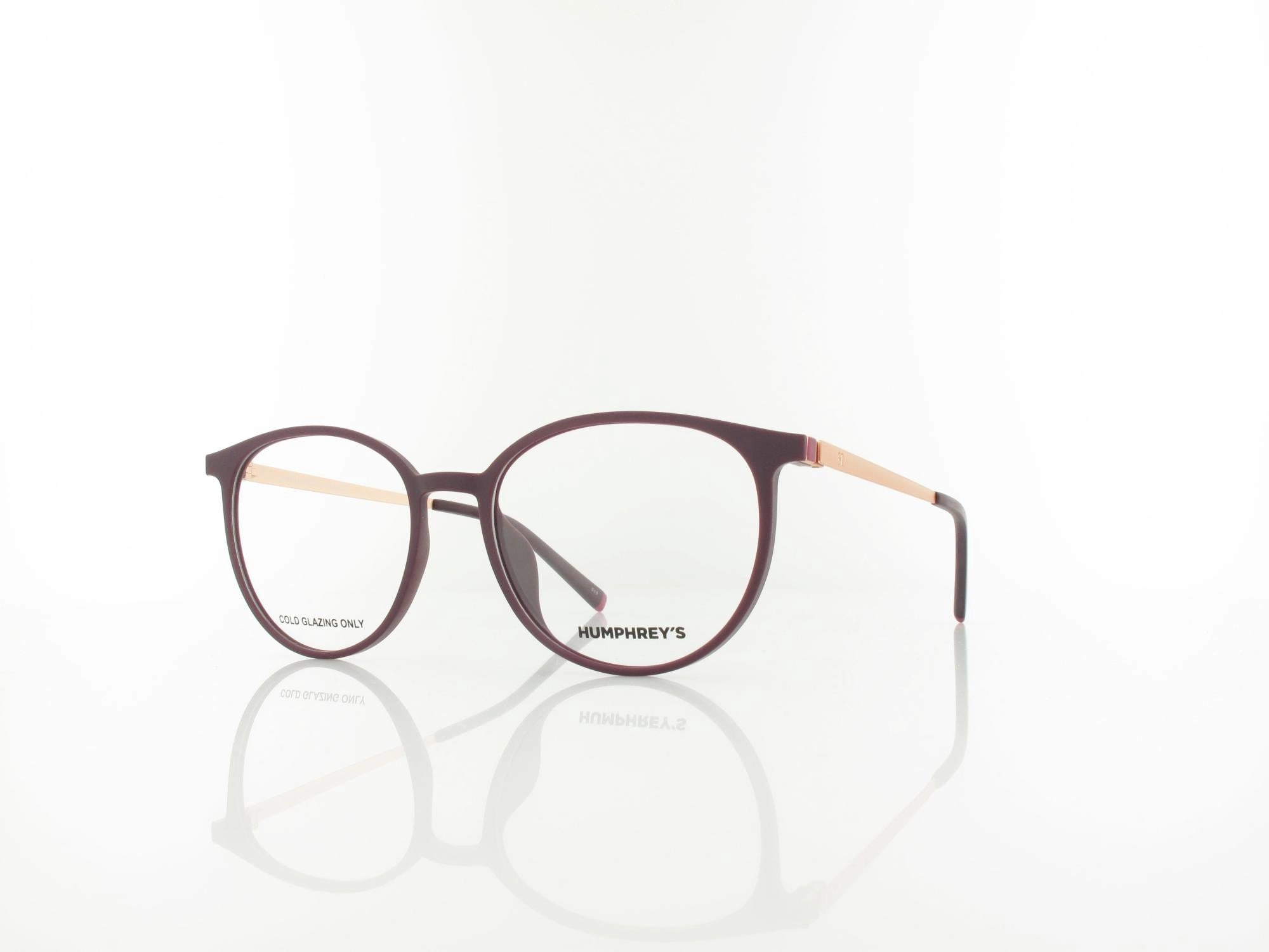 HUMPHREY'S 581142 50 52 amaranth matt rosegold semi matt