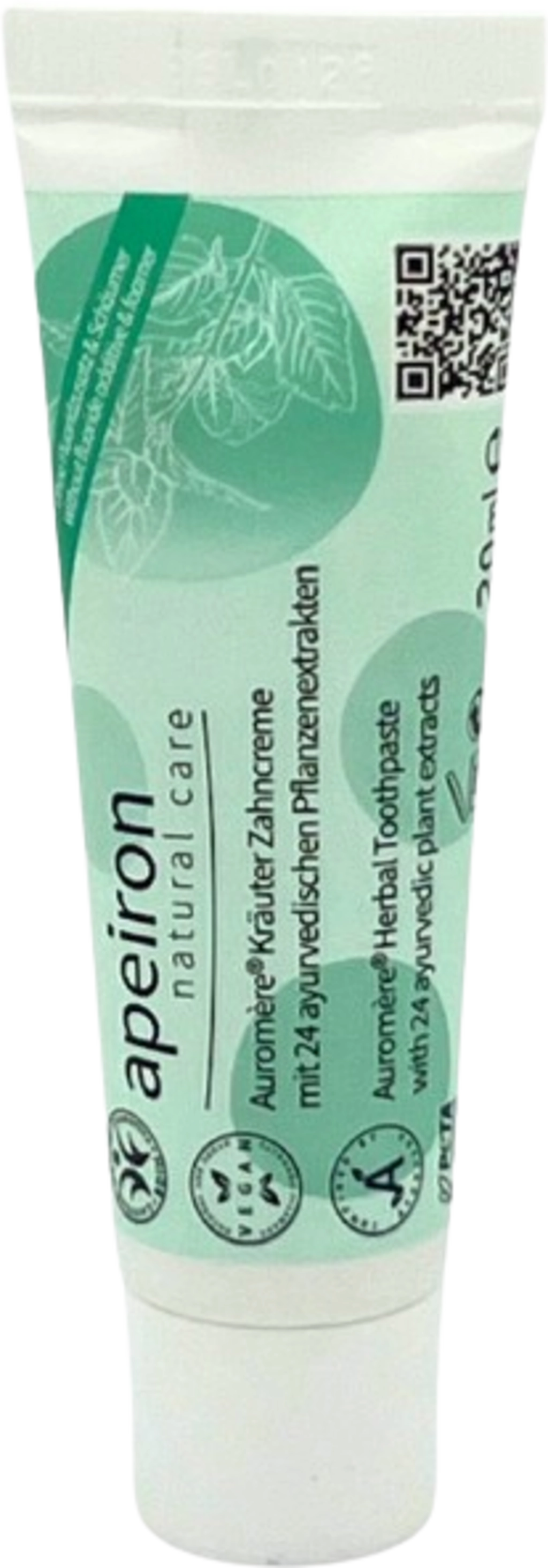 Apeiron Auromère Kräuter-Zahncreme - 20 ml