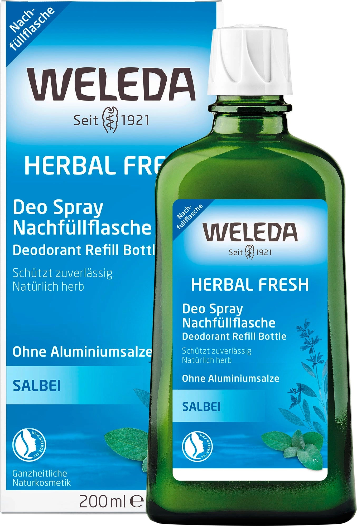 Weleda Salbei Deodorant - 200 ml Nachfüller