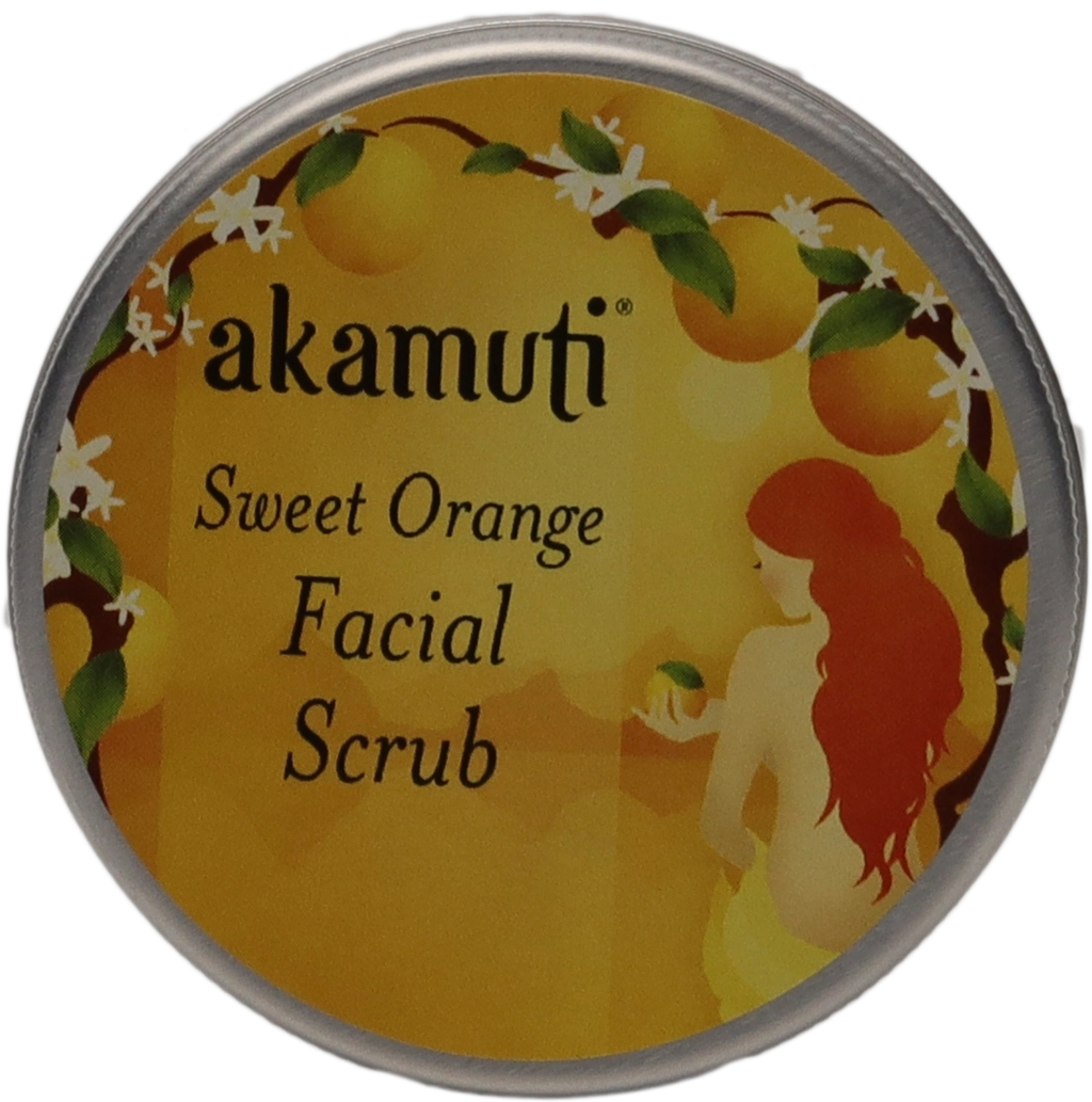 akamuti Sweet Orange Facial Scrub - 50 g