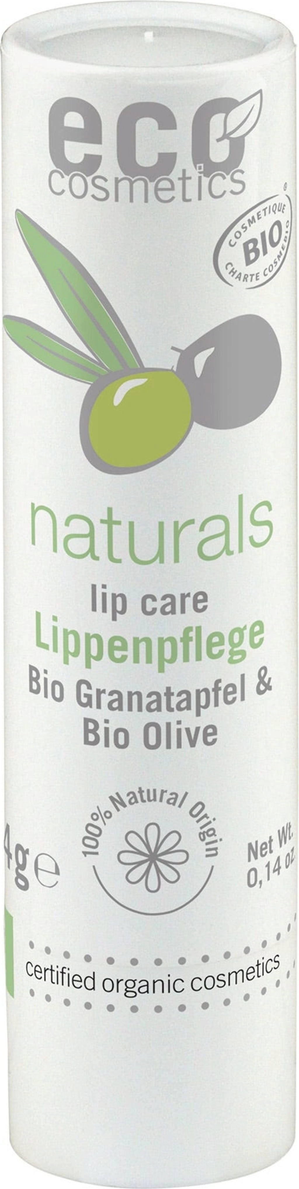 eco cosmetics Lippenpflegestift Granatapfel & Olivenöl - 4 g