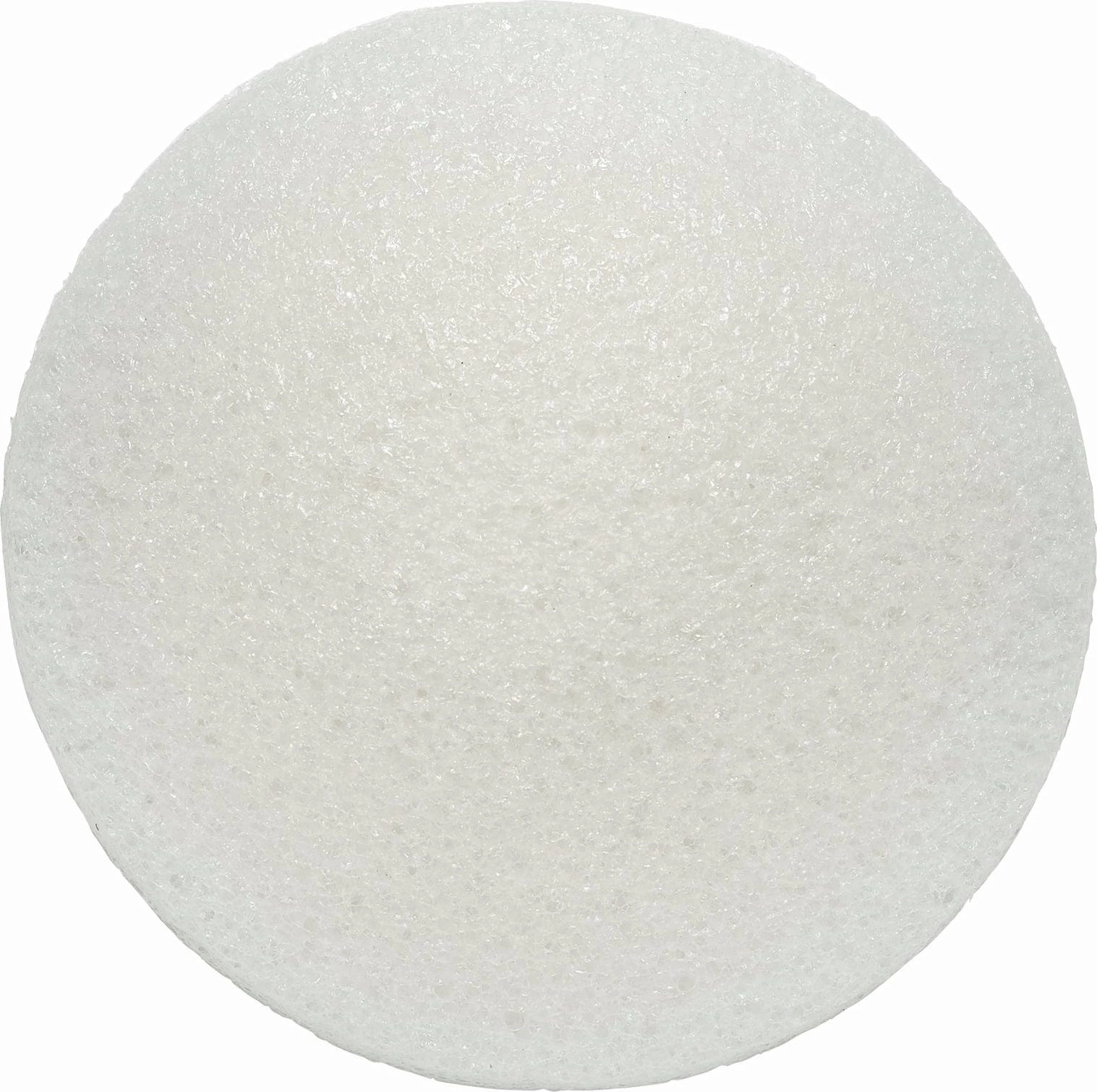 Slim Round White Pure Baby Sponge - 1 Stk