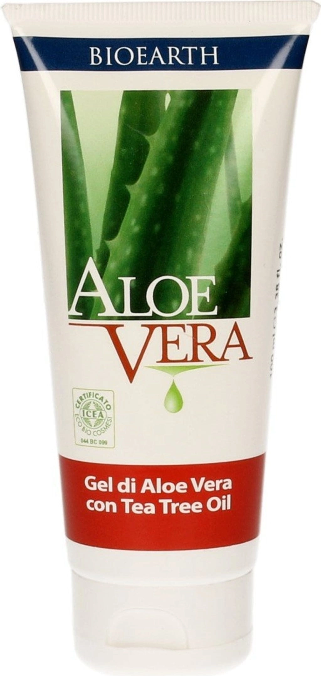 BIOEARTH Aloe Vera Gel mit Bio-Teebaum - 100 ml