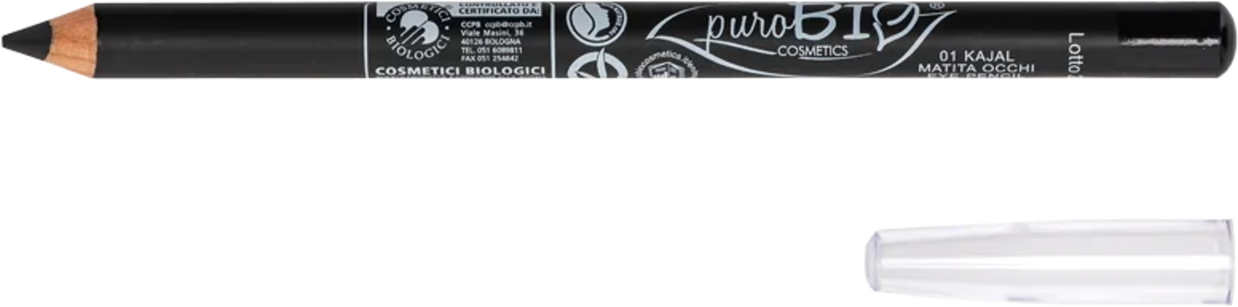 puroBIO cosmetics Eye Liner - 01 Schwarz (vegan)