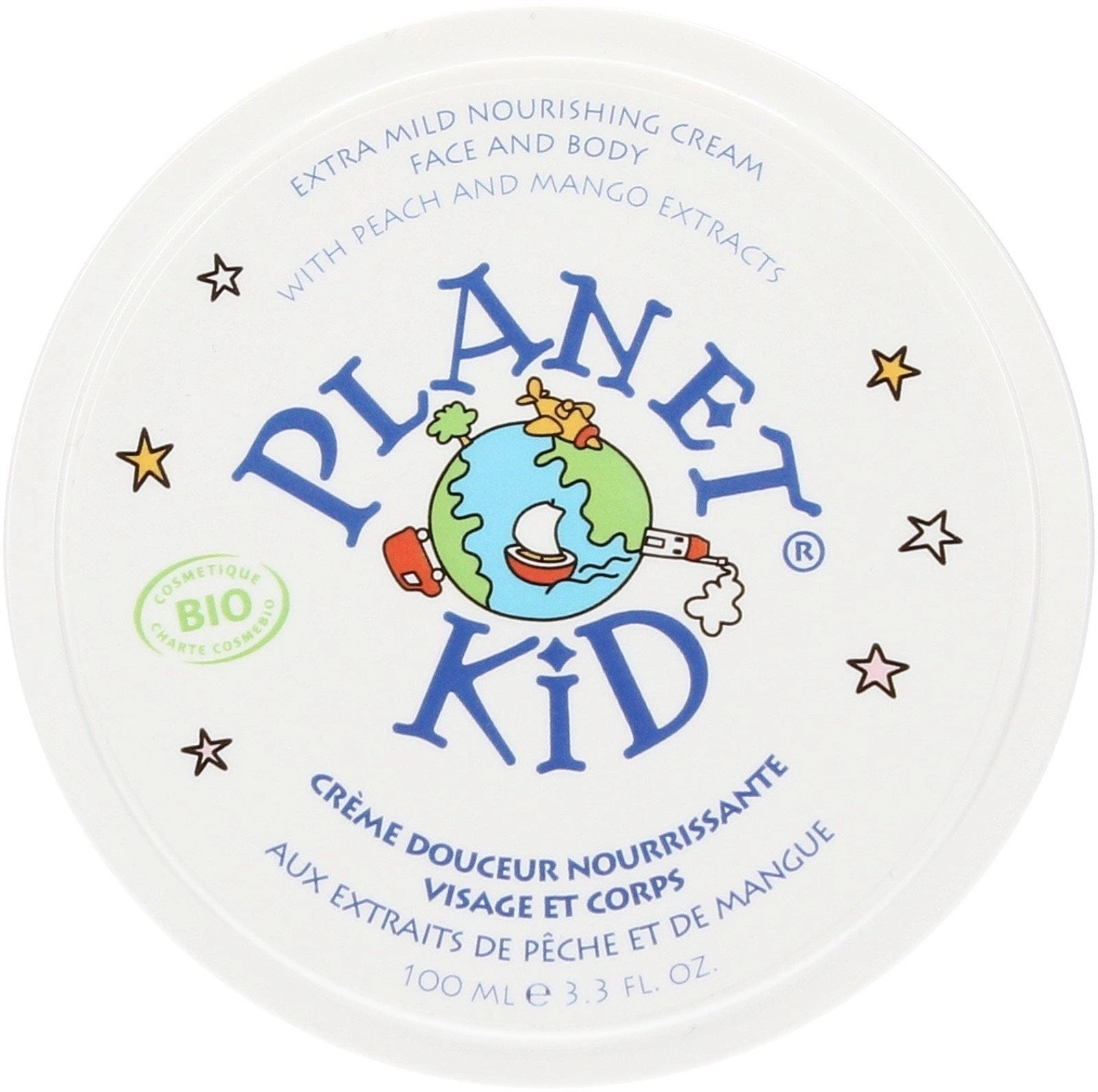 Planet Kid Extra Mild Peach & Mango Nourishing Cream - 100 ml