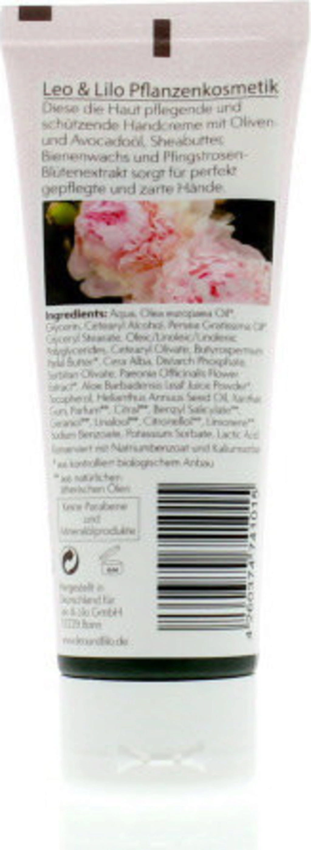 Leo & Lilo Blütenrausch Pfingstrosen-Handcreme - 75 ml