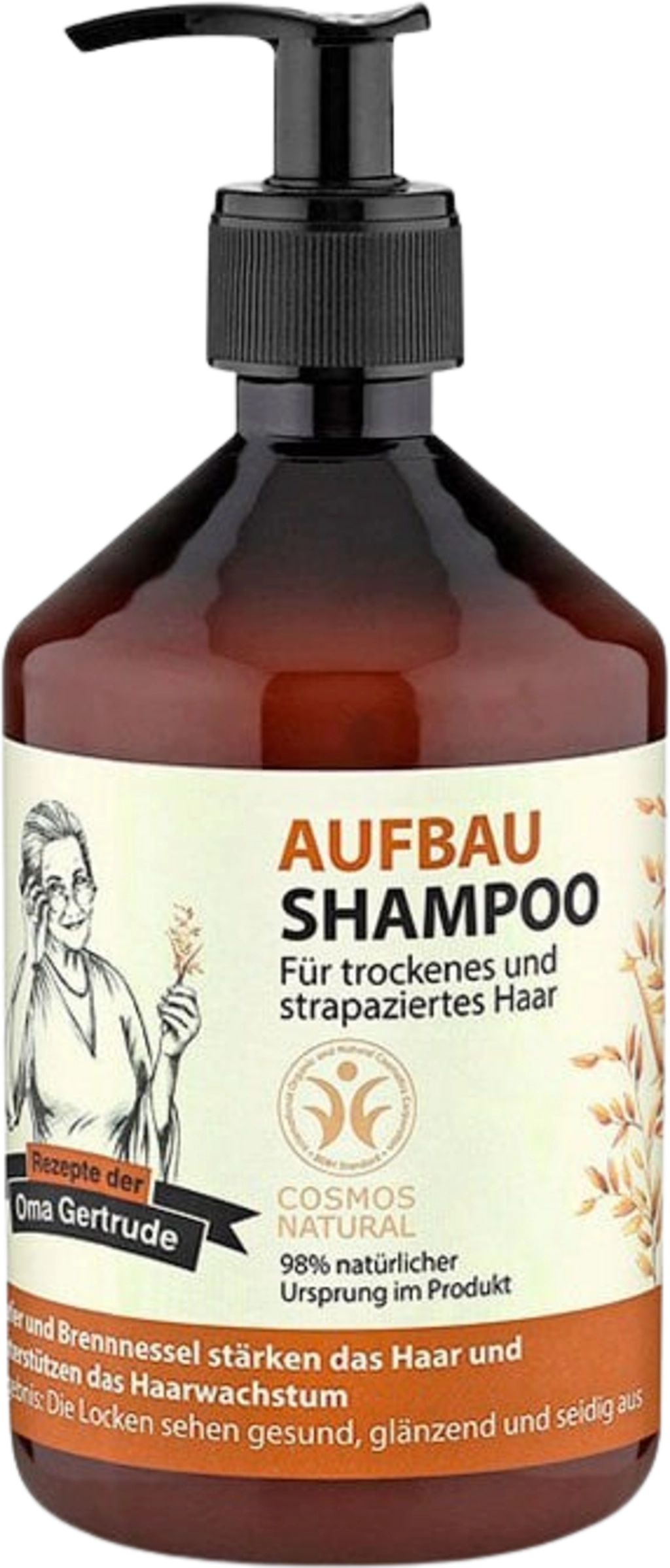 Rezepte der Oma Gertrude Aufbau Shampoo - 500 ml
