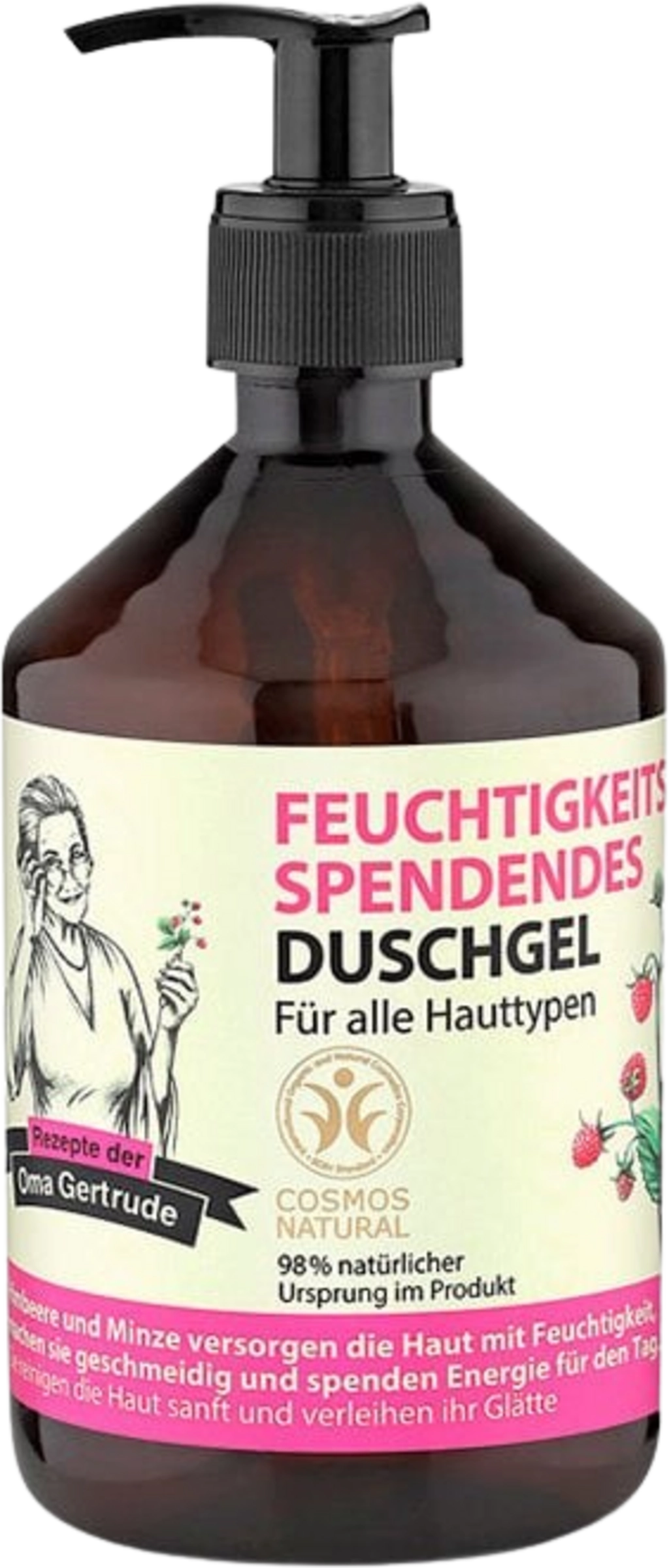 Rezepte der Oma Gertrude Feuchtigkeitsspendendes Duschgel - 500 ml