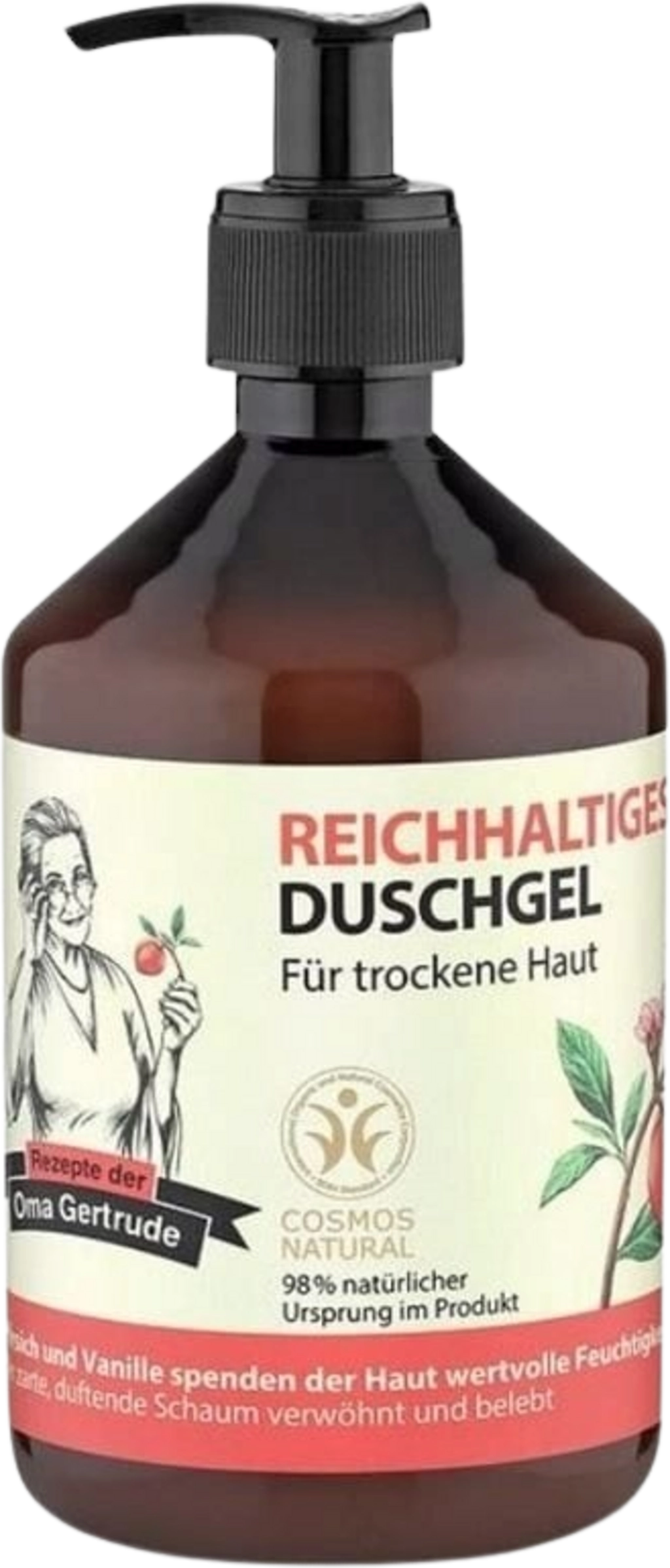 Rezepte der Oma Gertrude Reichhaltiges Duschgel - 500 ml