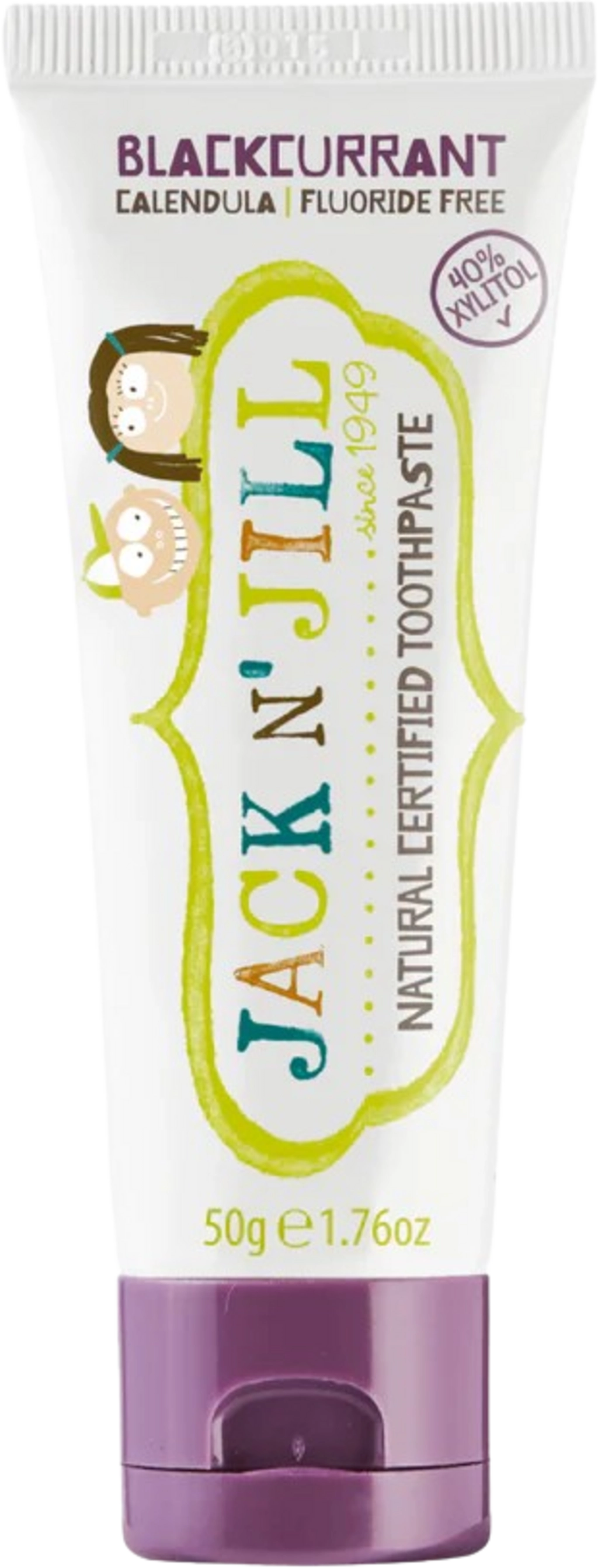 JACK N'JILL Natürliche Zahnpasta - Schwarze Johannisbeere