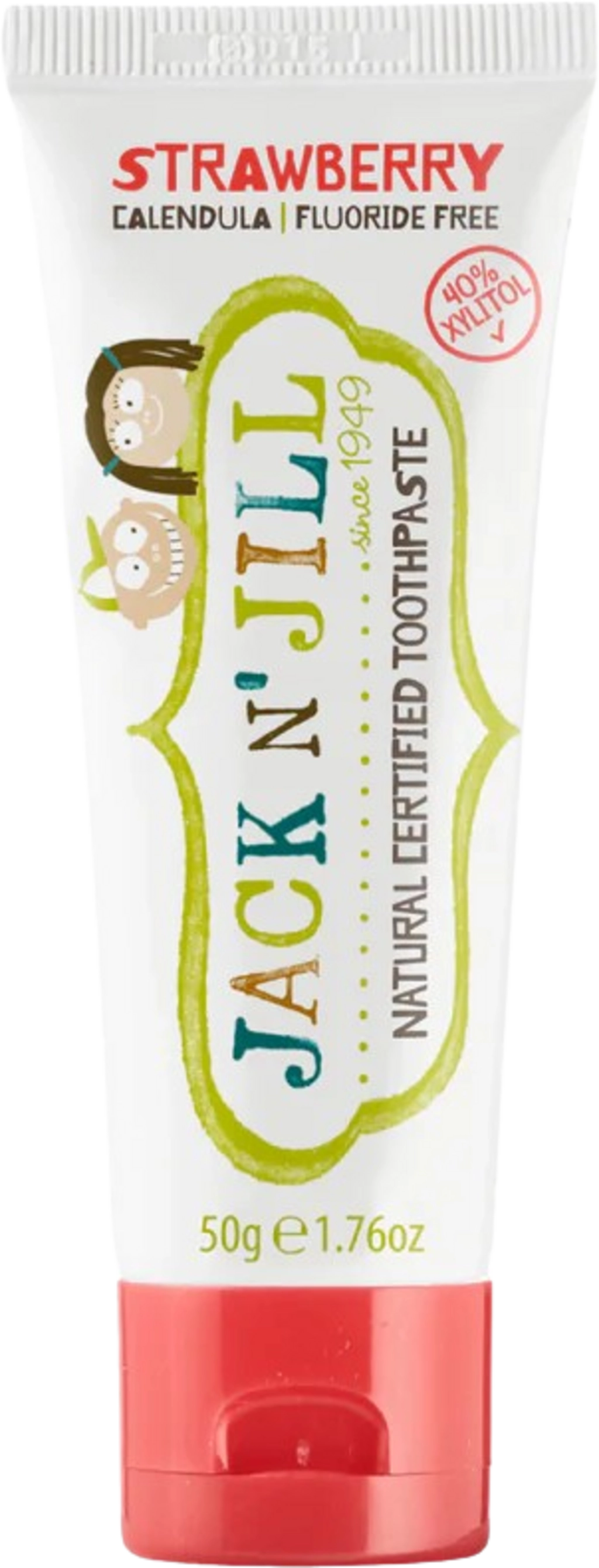 JACK N'JILL Natürliche Zahnpasta - Erdbeere