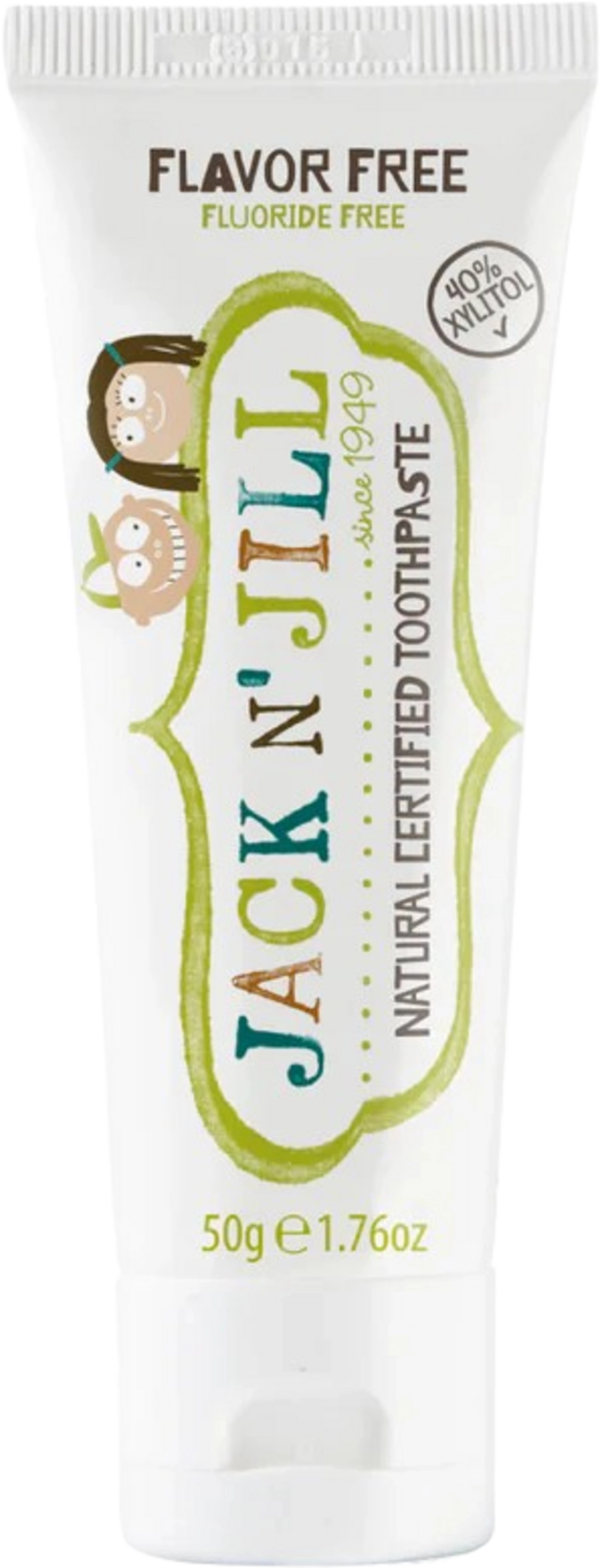 JACK N'JILL Natürliche Zahnpasta - Geschmacksneutral