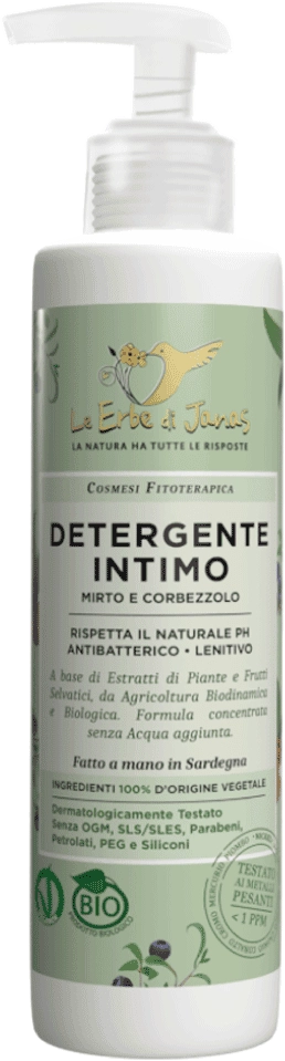 Le Erbe di Janas Intimwaschgel Myrte & Baumerdbeere - 150 ml