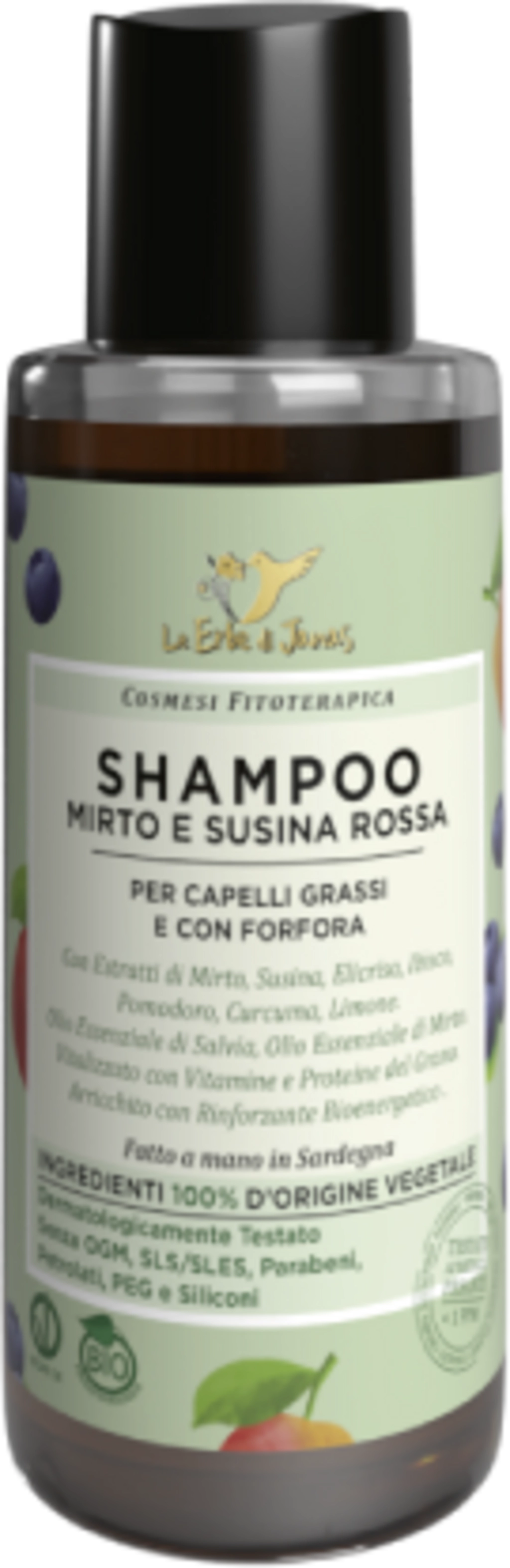 Le Erbe di Janas Anti-Schuppen Shampoo Myrte & Pflaume - 50 ml