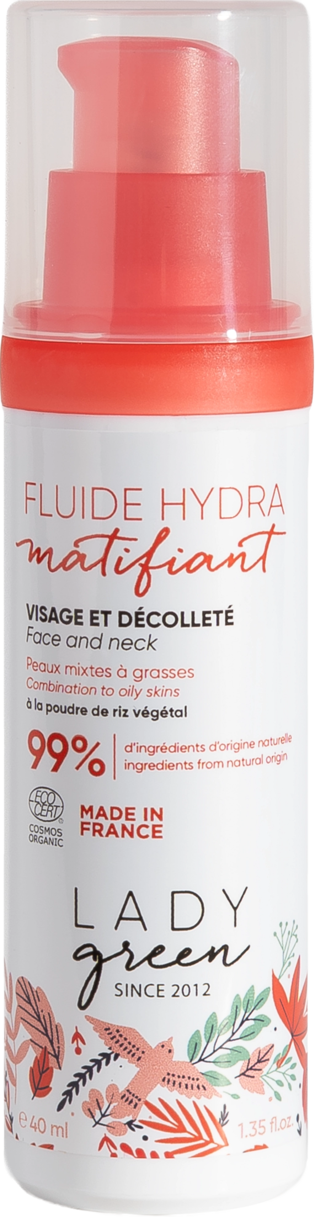 Lady Green Hydra-Mattifying Moisturizer - 40 ml