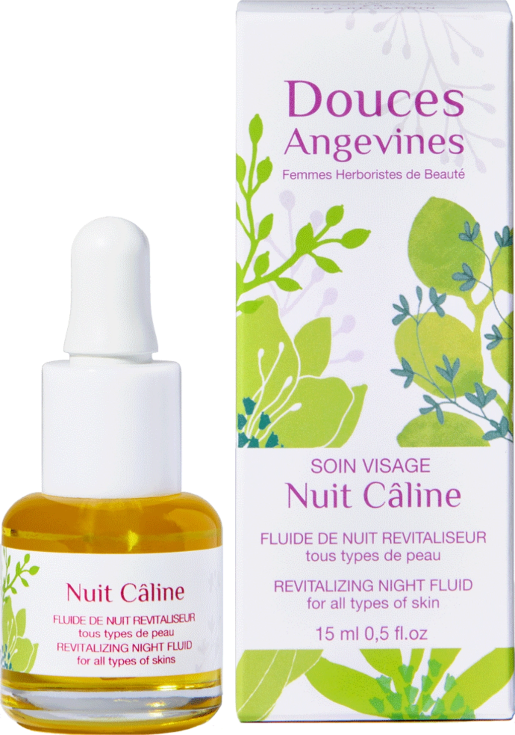 Douces Angevines Nuit Câline Revitalisierendes Nacht-Fluid - 15 ml