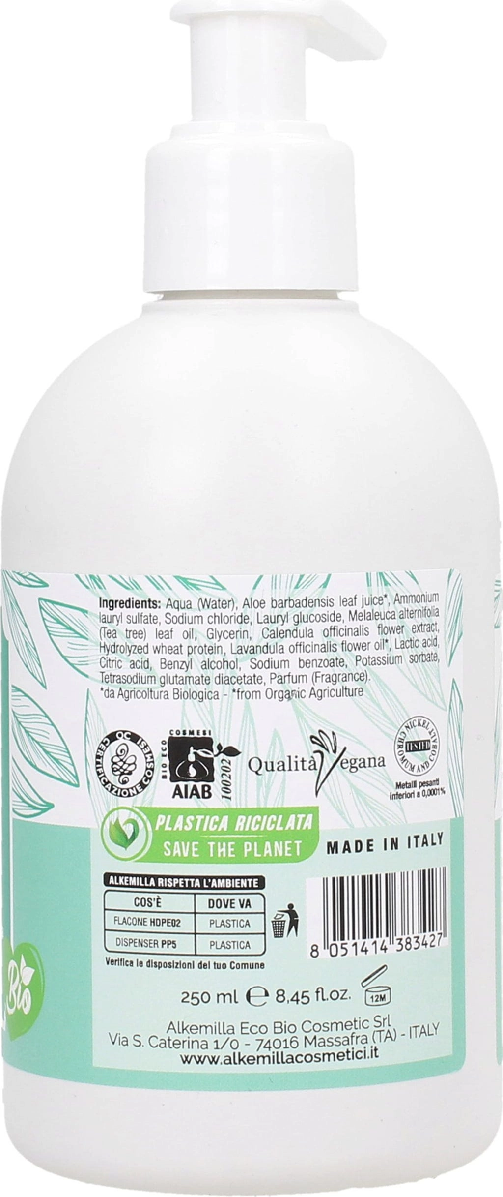 Alkemilla Eco Bio Cosmetic Teebaum Intimwaschgel - 250 ml