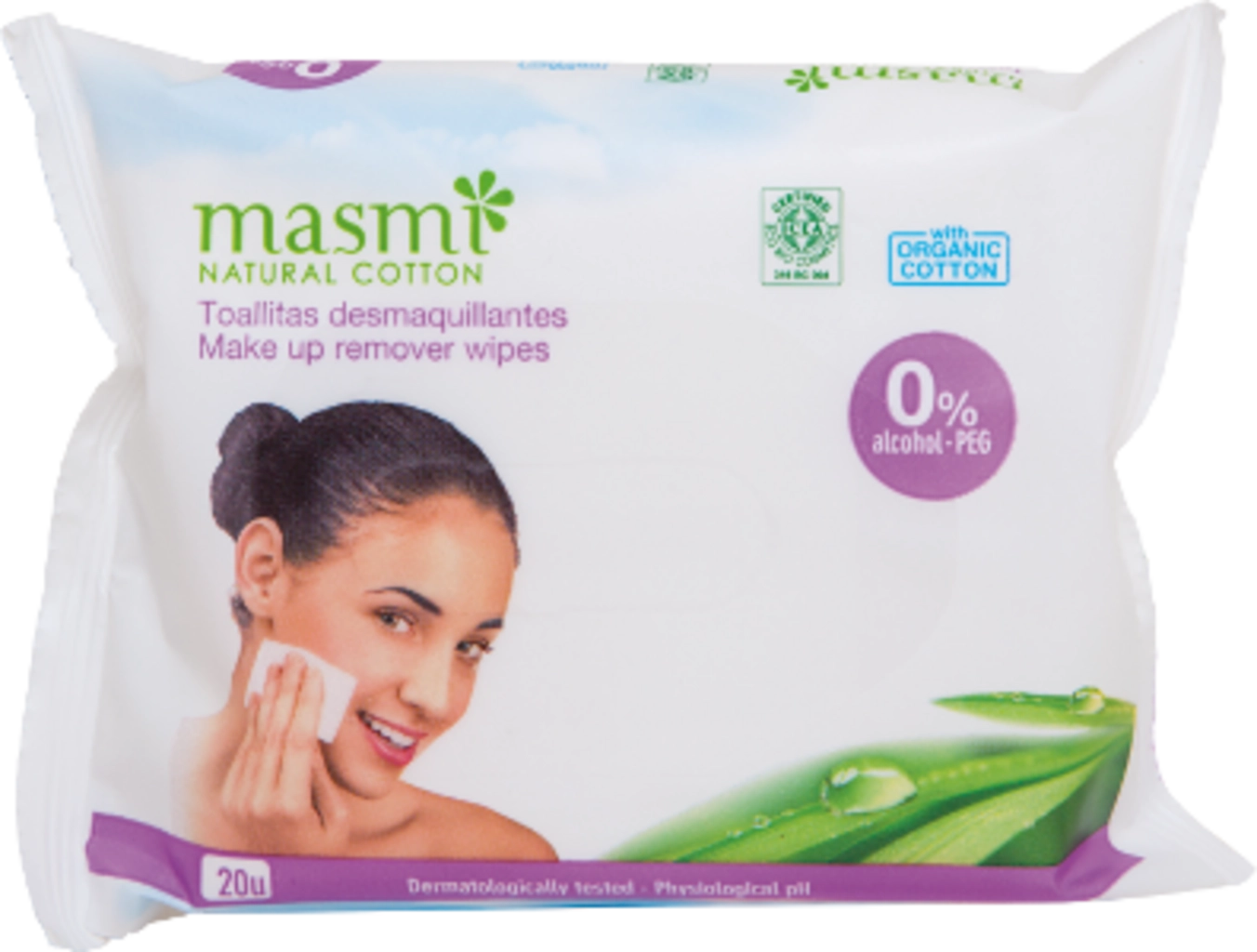 masmi Make-up Reinigungstücher - 20 Stück