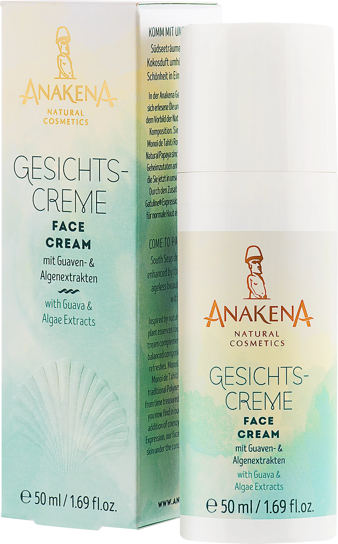 ANAKENA Gesichtscreme mit Guaven- & Algenextrakten - 50 ml