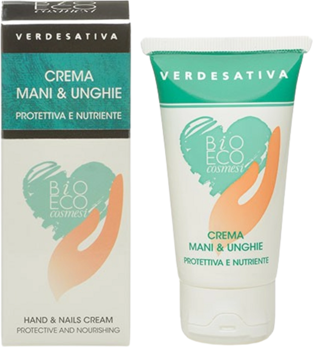 VERDESATIVA Hydratisierende & Schützende Hand- & Nagelcreme - 50 ml