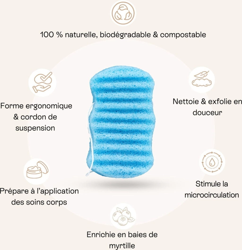Omum Ma Bonne Fée Body Konjac Sponge - 1 Stk