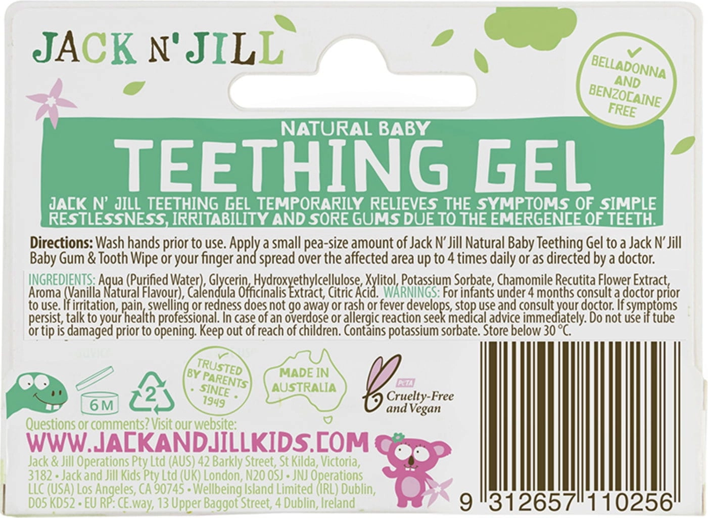 JACK N'JILL Zahnungsgel - 15 g